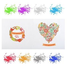 Алмазная мозаика. Открытка 15х15 "С благодарностью! Рыжий кот