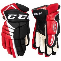 Перчатки CCM Jetspeed FT4 PRO SR (BLK/RED/WHT 14")