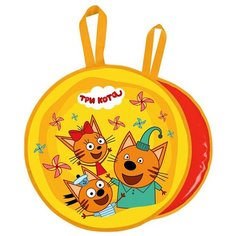 Игрушка. Ледянка с рисунком (Три кота на желтом) Nika