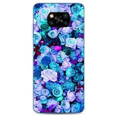 Силиконовый чехол "Цветочный ковер" на Xiaomi Poco X3 NFC / Сяоми Поко X3 NFC Case Place