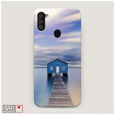 Чехол Пластиковый Samsung Galaxy A11 Домик на воде Case Place