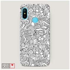 Чехол Пластиковый Xiaomi Mi A2 Lite Бильярдная мозаика Case Place