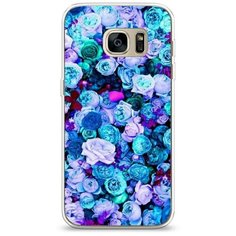 Силиконовый чехол "Цветочный ковер" на Samsung Galaxy S7 / Самсунг Галакси С 7 Case Place