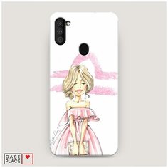 Чехол Пластиковый Samsung Galaxy A11 Весы образ Case Place