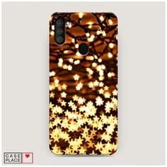 Чехол Пластиковый Samsung Galaxy A11 Новогодняя гирлянда Case Place