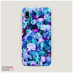 Чехол Пластиковый Samsung Galaxy A10 Цветочный ковер Case Place