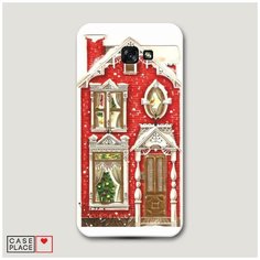 Пластиковый чехол "Пряничный домик" на Samsung Galaxy A7 2017 / Самсунг Галакси А7 2017 Case Place