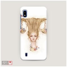 Чехол Пластиковый Samsung Galaxy A10 Весы прическа Case Place