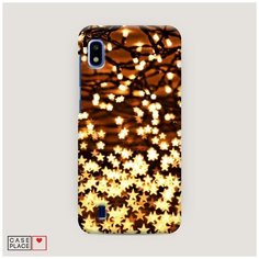 Чехол Пластиковый Samsung Galaxy A10 Новогодняя гирлянда Case Place