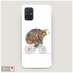Чехол Пластиковый Samsung Galaxy A71 Хобби велосипед 8 Case Place