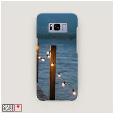 Чехол Пластиковый Samsung Galaxy S8 Гирлянды на причале Case Place