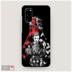 Чехол Пластиковый Samsung Galaxy S20 Черная лампочка Case Place