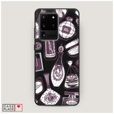 Чехол силиконовый Матовый Samsung Galaxy S20 Ultra Счастье в духах Case Place