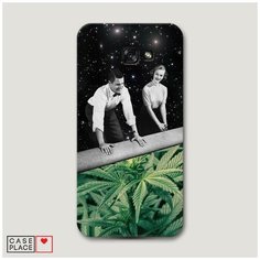 Чехол Пластиковый Samsung Galaxy A7 2017 Ковер самокрут Case Place