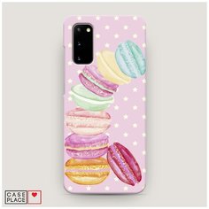 Чехол Пластиковый Samsung Galaxy S20 Пирамидка макарони Case Place
