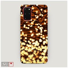 Чехол Пластиковый Samsung Galaxy S20 Plus Новогодняя гирлянда Case Place