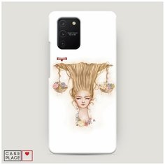 Чехол Пластиковый Samsung Galaxy A91 Весы прическа Case Place