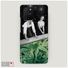 Чехол Пластиковый Samsung Galaxy A91 Ковер самокрут Case Place