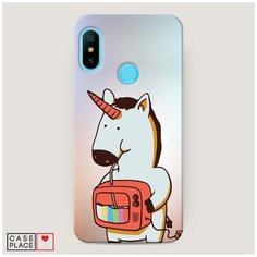 Чехол Пластиковый Xiaomi Mi A2 Lite Единорог и телевизор Case Place