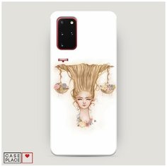 Чехол Пластиковый Samsung Galaxy S20 Plus Весы прическа Case Place