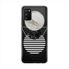 Силиконовый чехол "Пирамида из кругов" на Samsung Galaxy A02s / Самсунг Галакси A02s Case Place