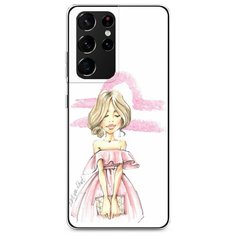 Силиконовый чехол "Весы образ" на Samsung Galaxy S21 Ultra / Самсунг Галакси S21 Ультра Case Place