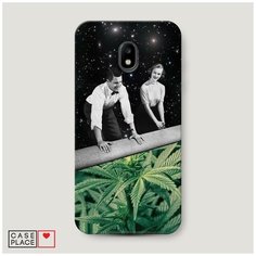 Чехол Пластиковый Samsung Galaxy J3 2017 Ковер самокрут Case Place