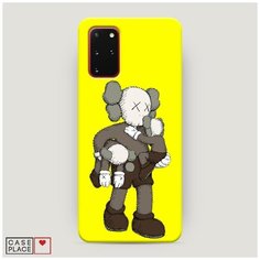 Чехол Пластиковый Samsung Galaxy S20 Plus Кукла KAWS Case Place