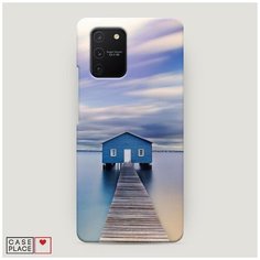 Чехол Пластиковый Samsung Galaxy A91 Домик на воде Case Place