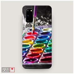 Чехол Пластиковый Samsung Galaxy S20 Палитра красок Case Place