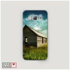 Чехол Пластиковый Samsung Galaxy J3 2016 Домик в поле Case Place