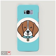 Чехол Пластиковый Samsung Galaxy S8 Plus Собака в ошейнике Case Place