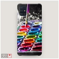 Чехол Пластиковый Samsung Galaxy A51 Палитра красок Case Place
