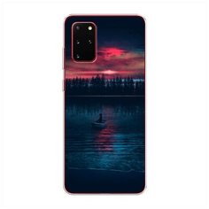 Силиконовый чехол "Лодка в закате" на Samsung Galaxy S20 + / Самсунг Галакси S20 Плюс Case Place