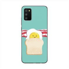 Силиконовый чехол "Съедобная кровать" на Samsung Galaxy A02s / Самсунг Галакси A02s Case Place