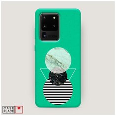 Эко-чехол Samsung Galaxy S20 Ultra Пирамида из кругов Case Place
