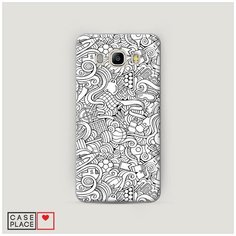 Чехол Пластиковый Samsung Galaxy J7 2016 Бильярдная мозаика Case Place