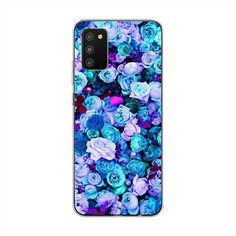 Силиконовый чехол "Цветочный ковер" на Samsung Galaxy A02s / Самсунг Галакси A02s Case Place