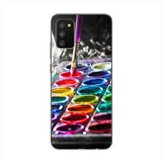 Силиконовый чехол "Палитра красок" на Samsung Galaxy A02s / Самсунг Галакси A02s Case Place