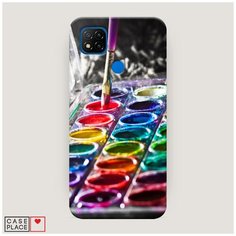 Чехол Пластиковый Xiaomi Redmi 9C Палитра красок Case Place