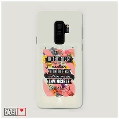Чехол Пластиковый Samsung Galaxy S9 Plus Летний постер Case Place