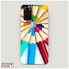 Чехол Пластиковый Samsung Galaxy S20 Plus Цветные карандаши Case Place