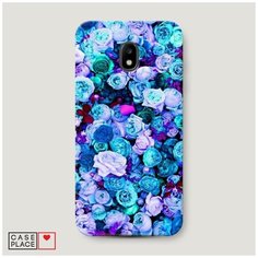 Чехол Пластиковый Samsung Galaxy J3 2017 Цветочный ковер Case Place