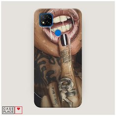 Чехол Пластиковый Xiaomi Redmi 9C Девушка с татуировками Case Place