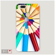 Чехол Пластиковый Xiaomi Mi A1 Цветные карандаши Case Place