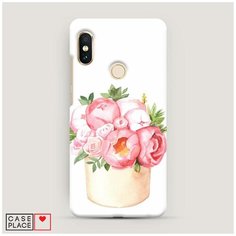 Чехол Пластиковый Xiaomi Redmi Note 5/Note 5 Pro Коробка с пионами Case Place
