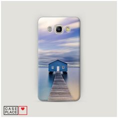 Чехол Пластиковый Samsung Galaxy J7 2016 Домик на воде Case Place