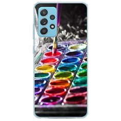 Силиконовый чехол "Палитра красок" на Samsung Galaxy A52 / Самсунг Галакси А52 Case Place
