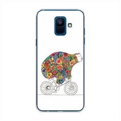 Силиконовый чехол "Хобби велосипед 8" на Samsung Galaxy A6 / Самсунг Галакси А6 Case Place