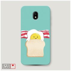 Чехол Пластиковый Samsung Galaxy J3 2017 Съедобная кровать Case Place